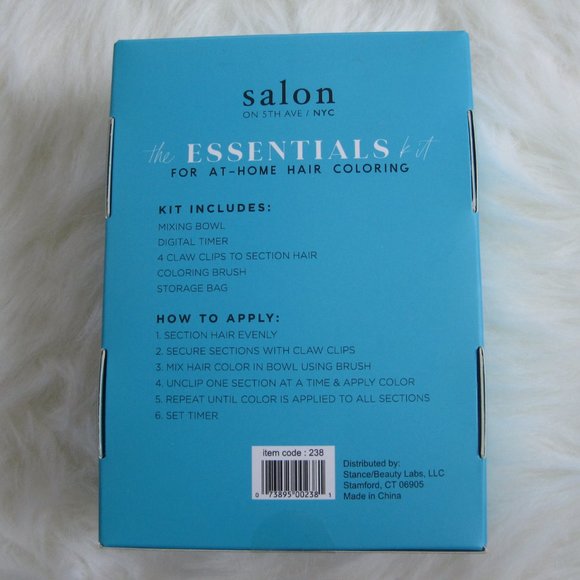 Salon on 5th Ave NYC The Essentials Kit for At Home Hair Coloring NWT Pampering - Picture 2 of 4
